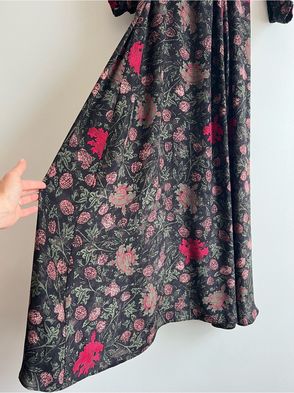 Natalie Martin Kate Long Sleeve Maxi Dress in Lehua Black - Picture 12 of 16